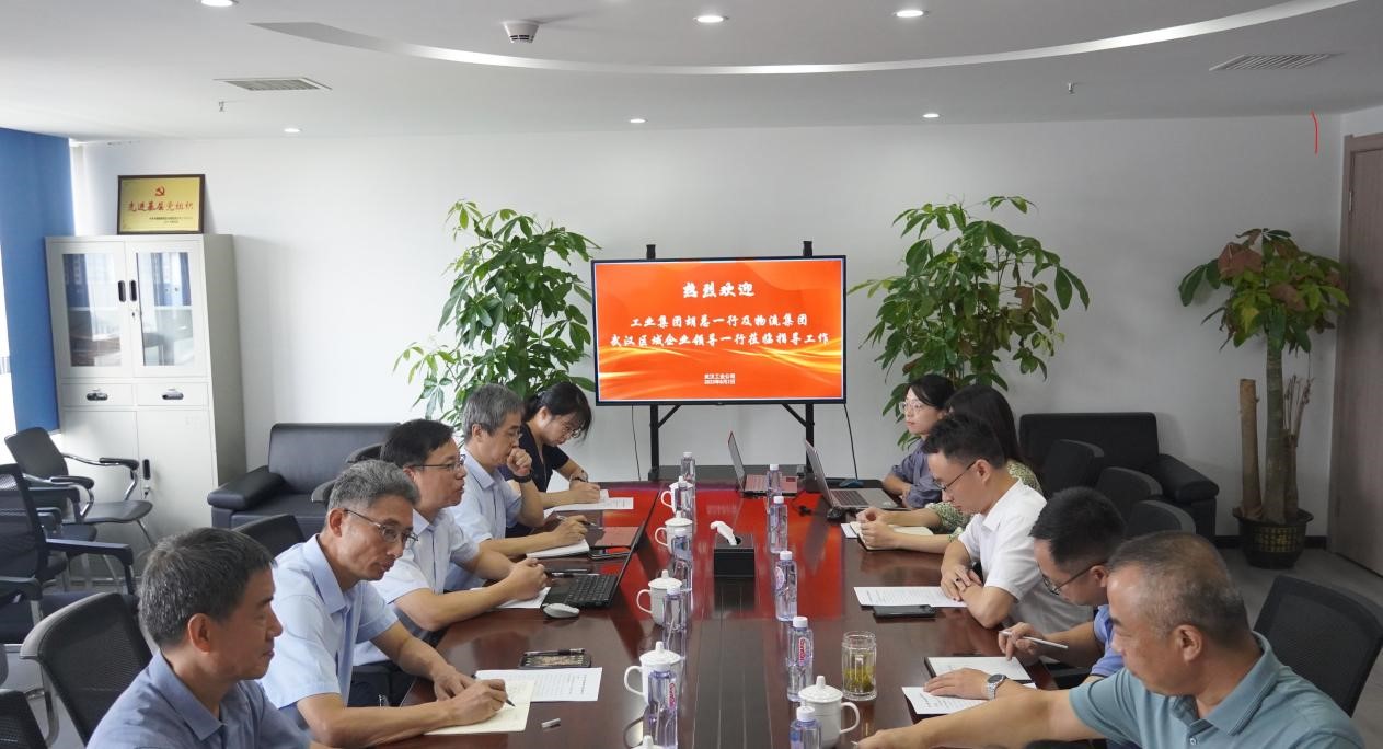 工业集团领导一行赴武汉工业公司指导物流转型工作