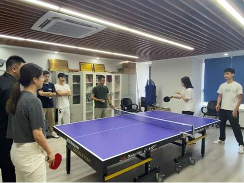 武汉工业公司开展“喜迎二十大，奋进新征程”职工乒乓球比赛